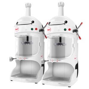 SOGA 2X 350W Commercial Ice Shaver Crusher Machine Automatic Snow Cone Maker, Electronics & Appliances, Appliances, Small Kitchen Appliances, Specialty Appliances, Ice Maker,  - NZ DEPOT 1