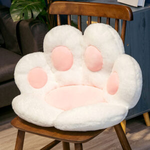 SOGA 2X 70cm White Paw Shape Cushion Warm Lazy Sofa Decorative Pillow Backseat Plush Mat Home Decor, Furniture, Living Room Furniture, Occasional Chairs, , ,  - NZ DEPOT 2