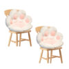 SOGA 2X 70cm White Paw Shape Cushion Warm Lazy Sofa Decorative Pillow Backseat Plush Mat Home Decor, Furniture, Living Room Furniture, Occasional Chairs, , ,  - NZ DEPOT 1