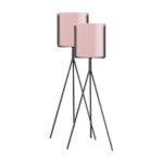 SOGA 2X 80cm Tripod Flower Pot Plant Stand with Pink Flowerpot Holder Rack Indoor Display, Home & Living, Home Decor, Indoor Pots, Planters and Plant Stands, , ,  - NZ DEPOT 1