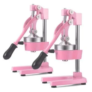 Buy SOGA 2X Commercial Manual Juicer Hand Press Juice Extractor Squeezer Orange Citrus Pink Online - electronics & appliances > appliances > small kitchen appliances > coffee machines & beverages > juicers - 1 - NZ Depot Free Shipping