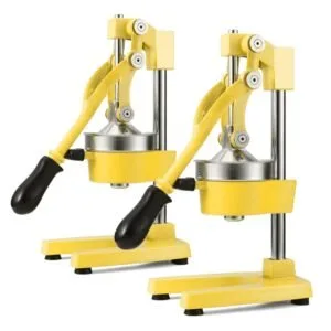Buy SOGA 2X Commercial Manual Juicer Hand Press Juice Extractor Squeezer Orange Citrus Yellow Online - electronics & appliances > appliances > small kitchen appliances > coffee machines & beverages > juicers - 1 - NZ Depot Free Shipping