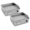 SOGA 2X Electric Stainless Steel Ribbed Griddle Commercial Grill BBQ Hot Plate, Home & Living>Kitchen & Dining>Cookware>Griddles & Grill Pans, , , , ,  - NZ DEPOT 1