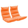 SOGA 2X Foldable Tatami Floor Sofa Bed Meditation Lounge Chair Recliner Lazy Couch Orange, Furniture>Living Room Furniture>Occasional Chairs, , , , ,  - NZ DEPOT 1