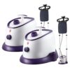 SOGA 2X Garment Steamer Vertical Twin Pole Clothes 1700ml 1800w Professional Steaming Kit Purple, Electronics & Appliances>Appliances>Small Home Appliances>Irons & Steam Stations>Garment Steamers, , , , ,  - NZ DEPOT 1