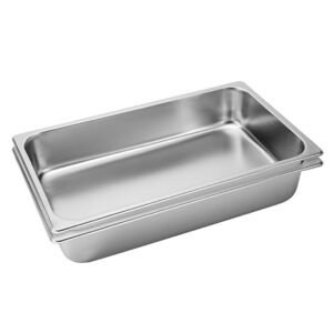 SOGA 2X Gastronorm GN Pan Full Size 1/1 GN Pan 10cm Deep Stainless Steel Tray, Home & Living, Kitchen & Dining, Bakeware, Baking Trays, ,  - NZ DEPOT 1