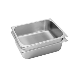 SOGA 2X Gastronorm GN Pan Full Size 1/2 GN Pan 10cm Deep Stainless Steel Tray, Home & Living, Kitchen & Dining, Bakeware, Baking Trays, ,  - NZ DEPOT 1