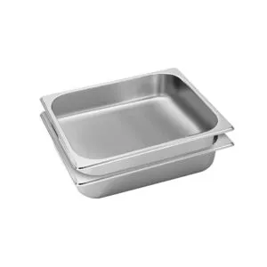 Buy SOGA 2X Gastronorm GN Pan Full Size 1/2 GN Pan 6.5cm Deep Stainless Steel Tray Online - Home & Living/Kitchen & Dining/Bakeware/Baking Trays - 1 - NZ Depot Free Shipping