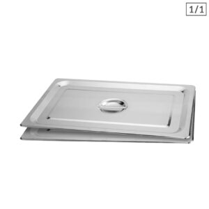 SOGA 2X Gastronorm GN Pan Lid Full Size 1/1 Stainless Steel Tray Top Cover, Home & Living, Kitchen & Dining, Bakeware, Baking Trays, ,  - NZ DEPOT 1