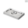 SOGA 2X Gastronorm GN Pan Lid Full Size 1/3 Stainless Steel Tray Top Cover, Home & Living>Kitchen & Dining>Bakeware>Baking Trays, , , , ,  - NZ DEPOT 1