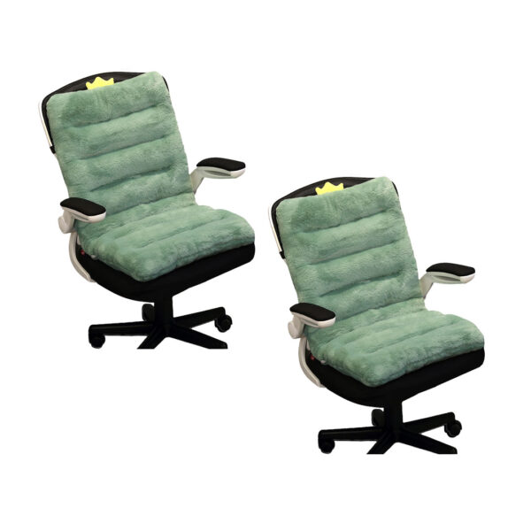 SOGA 2X Green One Piece Dino Cushion Office Sedentary Butt Mat Back Waist Chair Support Home Decor, Furniture>Living Room Furniture>Occasional Chairs, , , , ,  - NZ DEPOT 1