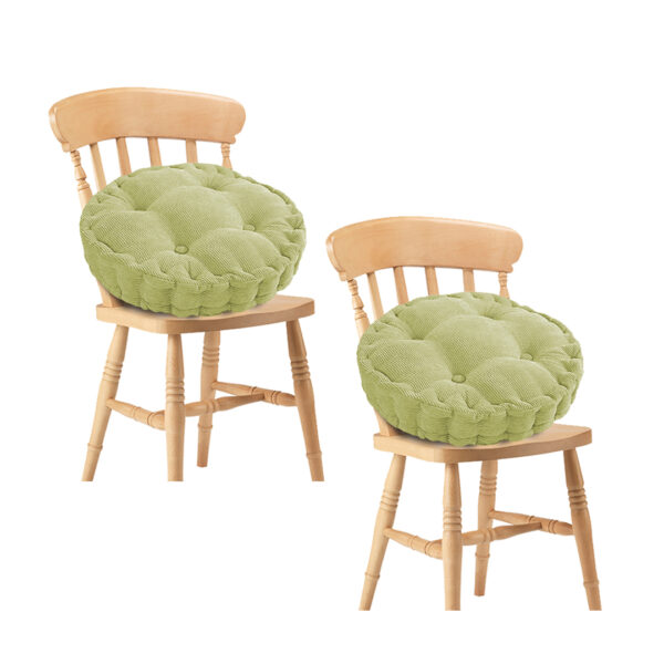 SOGA 2X Green Round Cushion Soft Leaning Plush Backrest Throw Seat Pillow Home Office Decor, Furniture, Living Room Furniture, Occasional Chairs, , ,  - NZ DEPOT 1