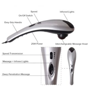 SOGA 2X Hand Held Full Body Massager Shoulder Back Leg Pain Therapy, health & beauty, personal care, massagers, , ,  - NZ DEPOT 2