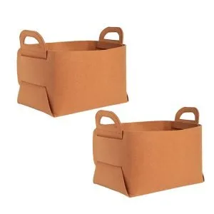 Buy SOGA 2X Large Coffee Foldable Felt Storage Portable Collapsible Bag Home Office Foldable Organiser with Carry Handles Online - Furniture/Storage & Shelving/Home Storage - 1 - NZ Depot Free Shipping