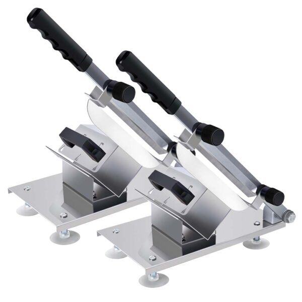 SOGA 2X Manual Frozen Meat Slicer Handle Meat Cutting Machine 18/10 Commercial Grade Stainless Steel, home & living > kitchen & dining > kitchen tools & utensils > meat & poultry tools, , , , ,  - NZ DEPOT 1