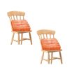 SOGA 2X Orange Square Cushion Soft Leaning Plush Backrest Throw Seat Pillow Home Office Decor, Furniture>Living Room Furniture>Occasional Chairs, , , , , - NZ DEPOT 1