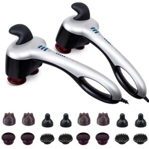 SOGA 2X Portable Handheld Massager Soothing Heat Stimulate Blood Flow Foot Shoulder - NZ DEPOT