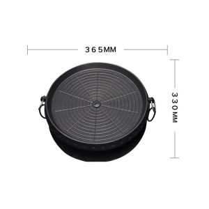 SOGA 2X Portable Korean BBQ Butane Gas Stove Stone Grill Plate Non Stick Coated Round, home & living, outdoor living, barbecues, barbecue accessories, spare parts & fittings,  - NZ DEPOT 2