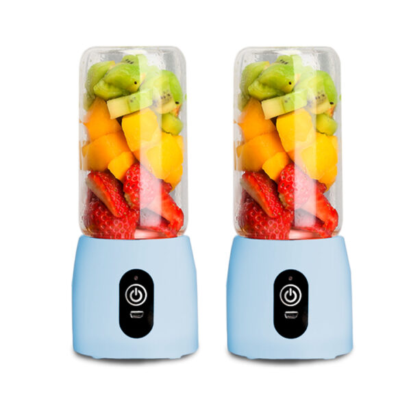 SOGA 2X Portable Mini USB Rechargeable Handheld Juice Extractor Fruit Mixer Juicer Blue, electronics & appliances > appliances > small kitchen appliances > coffee machines & beverages > juicers, , , , ,  - NZ DEPOT 1