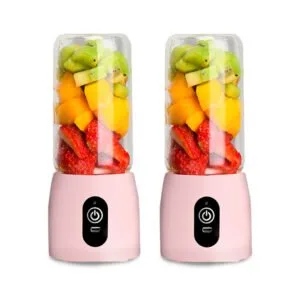 Buy SOGA 2X Portable Mini USB Rechargeable Handheld Juice Extractor Fruit Mixer Juicer Pink Online - electronics & appliances > appliances > small kitchen appliances > coffee machines & beverages > juicers - 1 - NZ Depot Free Shipping