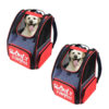 SOGA 2X Red Pet Carrier Backpack Breathable Mesh Portable Safety Travel Essentials Outdoor Bag, Pet Supplies>Dogs>Carriers & Travel Products, , , , ,  - NZ DEPOT 1