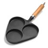 SOGA 3 Mold Cast Iron Breakfast Fried Egg Pancake Omelette Fry Pan, Home & Living>Kitchen & Dining>Cookware>Frying Pans, , , , , - NZ DEPOT 1