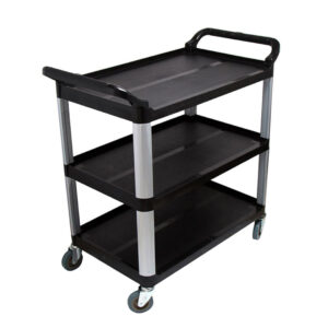 SOGA 3 Tier Food 83.5x43x95cm Trolley Food Waste Cart Storage Mechanic Kitchen Black Small, Business & Industrial, Food Service, Food Service Carts, , ,  - NZ DEPOT 1