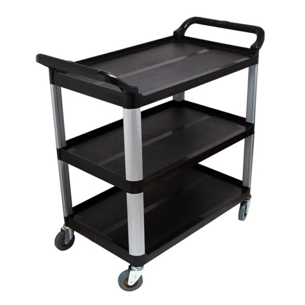 Soga 3 Tier Food Trolley Food Waste Cart Storage Mechanic Kitchen Black Large, Business &Amp; Industrial, Food Service, Food Service Carts, , ,  - Nz Depot 1