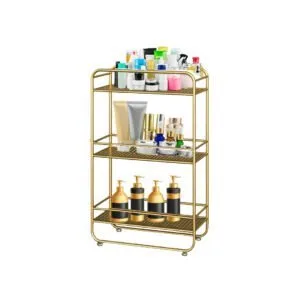 Buy SOGA 3 Tier Rectangular Bathroom Shelf Multifunctional Storage Display Rack Organiser Online - Home/Bathroom/Bathroom Accessories/Bathroom Storage - 1 - NZ Depot Free Shipping