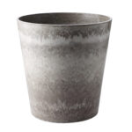 SOGA 32cm Rock Grey Round Resin Plant Flower Pot in Cement Pattern Planter Cachepot for Indoor Home Office, Home & Living>Home Decor>Indoor Pots, Planters and Plant Stands, , , , ,  - NZ DEPOT 1