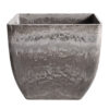 SOGA 32cm Rock Grey Square Resin Plant Flower Pot in Cement Pattern Planter Cachepot for Indoor Home Office, Home & Living>Home Decor>Indoor Pots, Planters and Plant Stands, , , , ,  - NZ DEPOT 1