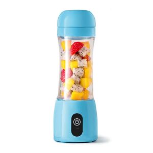 SOGA 380ml Portable Mini USB Rechargeable Handheld Fruit Mixer Juicer Blue, electronics & appliances > appliances > small kitchen appliances > coffee machines & beverages > juicers, , , , ,  - NZ DEPOT 1