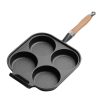 SOGA 4 Mold Cast Iron Breakfast Fried Egg Pancake Omelette Fry Pan, Home & Living>Kitchen & Dining>Cookware>Frying Pans, , , , ,  - NZ DEPOT 1