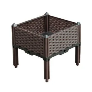 Buy SOGA 40cm Raised Planter Box Vegetable Herb Flower Outdoor Plastic Plants Garden Bed with Legs Online - Garden, Tools & Hardware/Gardening & Lawn Care/Pots, Planters & Container Accessories - 1 - NZ Depot Free Shipping