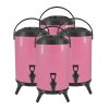 SOGA 4X 16L Stainless Steel Insulated Milk Tea Barrel Hot and Cold Beverage Dispenser Container with Faucet Pink, Home & Living, Kitchen & Dining, Barware, Spirit Dispensers, ,  - NZ DEPOT 1