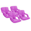 SOGA 4X Foldable Lounge Cushion Adjustable Floor Lazy Recliner Chair with Armrest Purple, Furniture>Living Room Furniture>Occasional Chairs, , , , ,  - NZ DEPOT 1