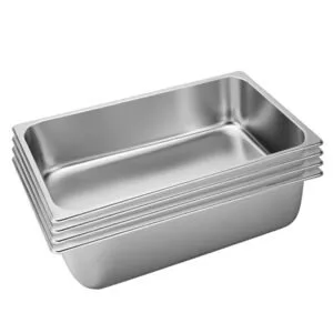 Buy SOGA 4X Gastronorm GN Pan Full Size 1/1 GN Pan 15cm Deep Stainless Steel Tray Online - Home & Living/Kitchen & Dining/Bakeware/Baking Trays - 1 - NZ Depot Free Shipping
