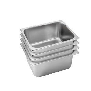 SOGA 4X Gastronorm GN Pan Full Size 1/2 GN Pan 15cm Deep Stainless Steel Tray, Home & Living, Kitchen & Dining, Bakeware, Baking Trays, ,  - NZ DEPOT 1