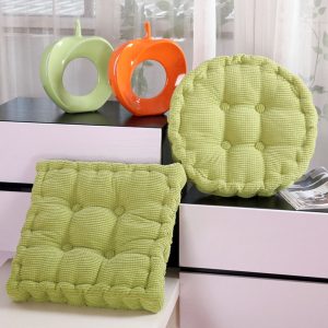 SOGA 4X Green Square Cushion Soft Leaning Plush Backrest Throw Seat Pillow Home Office Sofa Decor, Furniture, Living Room Furniture, Occasional Chairs, , ,  - NZ DEPOT 2