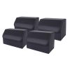 SOGA 4X Leather Car Boot Collapsible Foldable Trunk Cargo Organizer Portable Storage Box Black Medium, Garden, Tools & Hardware>Automotive Parts & Accessories>Accessories & Car Care>Interior Accessories, , , , ,  - NZ DEPOT 1