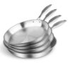SOGA 4X Stainless Steel Fry Pan Frying Pan Top Grade Induction Skillet Cooking FryPan, home & living > kitchen & dining > cookware > frying pans, , , , ,  - NZ DEPOT 1