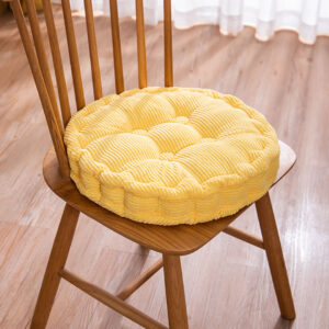 SOGA 4X Yellow Round Cushion Soft Leaning Plush Backrest Throw Seat Pillow Home Office Decor, Furniture, Living Room Furniture, Occasional Chairs, , ,  - NZ DEPOT 2