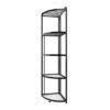 SOGA 5 Tier Steel Triangular  Corner Stand Multi-Functional Shelves Portable Storage Organizer, Garden, Tools & Hardware>Garage Storage & Organisation>Utility Shelves, , , , ,  - NZ DEPOT 1