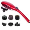 SOGA 6 Heads Portable Handheld Massager Soothing Stimulate Blood Flow Shoulder Red, health & beauty > personal care > massagers, , , , ,  - NZ DEPOT 1