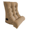 SOGA 60cm Khaki Triangular Wedge Lumbar Pillow Headboard Backrest Sofa Bed Cushion Home Decor, Furniture, Living Room Furniture, Occasional Chairs, , ,  - NZ DEPOT 1