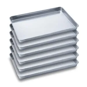 Buy SOGA 6X Aluminium Oven Baking Pan Cooking Tray for Bakers Gastronorm 60*40*5cm Online - Home & Living/Kitchen & Dining/Bakeware/Baking Trays - 1 - NZ Depot Free Shipping