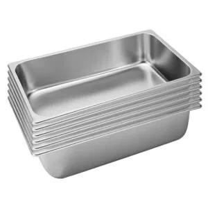 Buy SOGA 6X Gastronorm GN Pan Full Size 1/1 GN Pan 15cm Deep Stainless Steel Tray Online - Home & Living/Kitchen & Dining/Bakeware/Baking Trays - 1 - NZ Depot Free Shipping