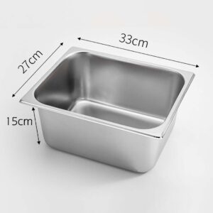 SOGA 6X Gastronorm GN Pan Full Size 1/2 GN Pan 15cm Deep Stainless Steel Tray, Home & Living, Kitchen & Dining, Bakeware, Baking Trays, ,  - NZ DEPOT 2