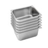 SOGA 6X Gastronorm GN Pan Full Size 1/2 GN Pan 15cm Deep Stainless Steel Tray, Home & Living>Kitchen & Dining>Bakeware>Baking Trays, , , , ,  - NZ DEPOT 1