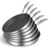 SOGA 6X Stainless Steel Fry Pan Frying Pan Induction FryPan Non Stick Interior Skillet, home & living > kitchen & dining > cookware > frying pans, , , , ,  - NZ DEPOT 1